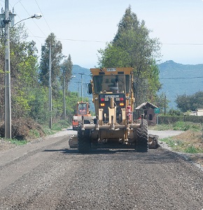 Se inician obras de pavimentación rural en sector La Lucana de Chimbarongo