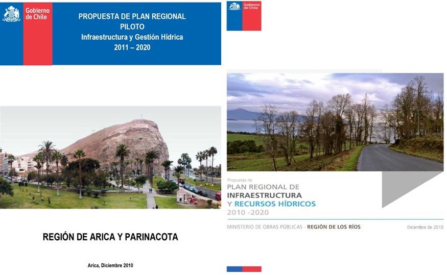 Presentación de Planes Regionales de Infraestructura y Gestión Hídrica al Ministro de Obras Públicas
