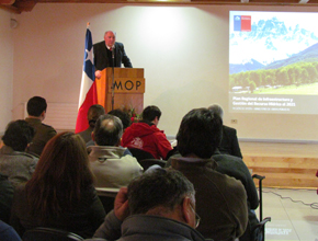MOP realizó lanzamiento del Plan Regional de Infraestructura y Gestión del Recurso Hídrico al 2021 de la Región de Aysén