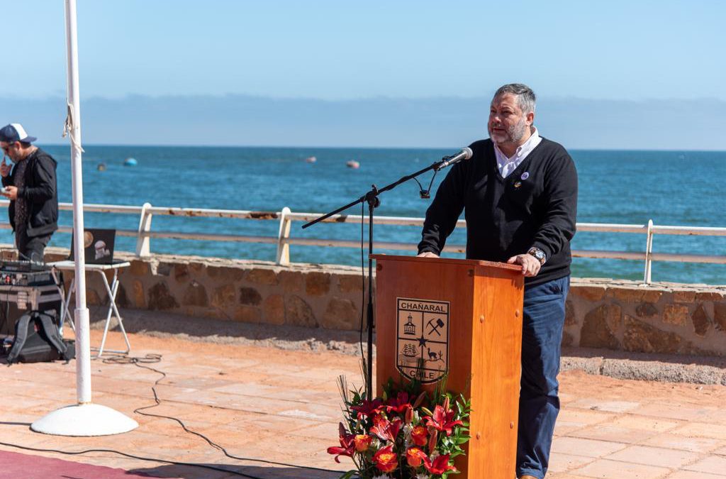 Subsecretario de Obras Públicas encabezó ceremonia de primera piedra en nuevo Paseo Costero de Chañaral.