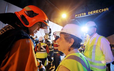 MOP y Túnel San Cristóbal realizan simulacro que puso a prueba a equipos de emergencia.