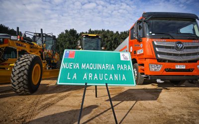 Ministra Jessica López entrega maquinaria por USD$ 1 millón para la Región de la Araucanía.