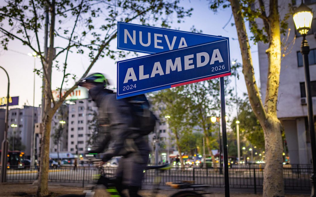 Nueva Alameda: Comienza campaña informativa para dar a conocer cambios de tránsito por obras de remodelación de Plaza Italia.