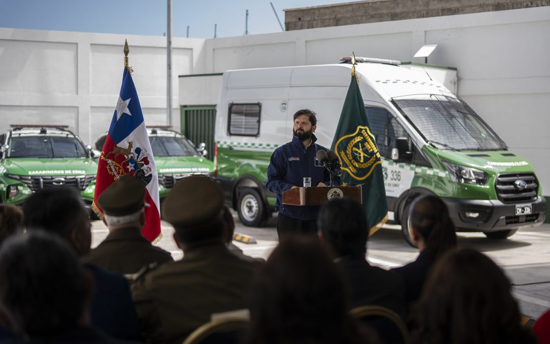 Presidente Gabriel Boric encabeza recepción de la 2da Comisaría de Carabineros de Antofagasta