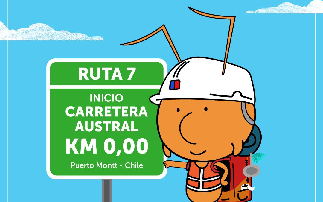 MOP publica concurso de diseño para la nueva señalética del kilómetro 0 de la Carretera Austral