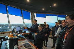 Ministra López inspecciona obras por $35 mil millones en el Aeropuerto Carlos Ibáñez de Punta Arenas.
