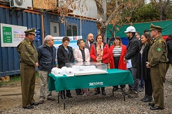 Gobierno da el vamos a obras de construcción de la nueva subcomisaría San Luis de Peñalolén.