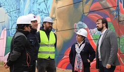 Ministra López inspecciona construcción de nuevo acceso a Valparaíso desde el Camino La Pólvora.
