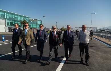 Ministro Fontaine encabeza puesta en servicio de sistema free flow en peaje Lampa de la ruta 5