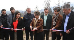 Ministra López inaugura nuevo puente que mejorará la conectividad entre Limache y Concón en la Región de Valparaíso.