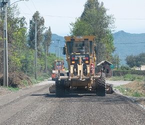 Se inician obras de pavimentación rural en sector La Lucana de Chimbarongo