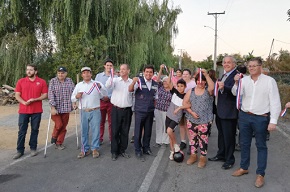 Dos esperadas pavimentaciones fueron inauguradas en Santa Cruz, región de O’Higgins