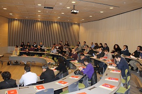 Cerca de 50 profesionales del Ministerio de Obras Públicas se reunieron con académicos de la Universidad de Chile en el Primer Taller de Modelamiento Matemático CMM-MOP.