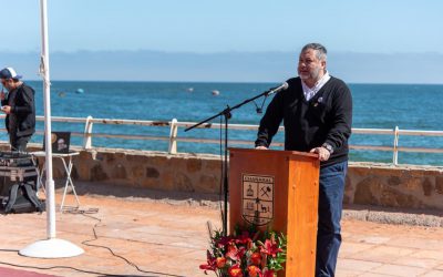 Subsecretario de Obras Públicas encabezó ceremonia de primera piedra en nuevo Paseo Costero de Chañaral.