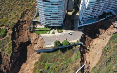 Ministra Jessica López: “estamos enfrentando esta situación en virtud de que aquí se han construido edificios en un sistema dunar delicado”.