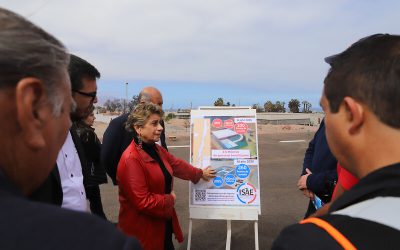 Ministra de Obras Públicas anuncia 2.100 millones de pesos para la construcción de nuevos puntos de posada para helicópteros en Tarapacá.