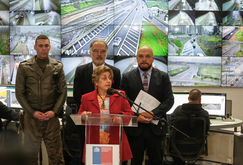 Gobierno da a conocer avances del plan de seguridad para prevenir delitos en las autopistas.