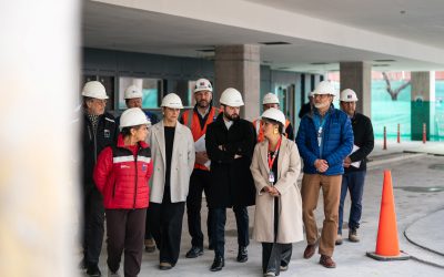 El Presidente de la República, Gabriel Boric Font, encabeza una visita inspectiva a las obras del Hospital del Salvador y el Instituto Nacional de Geriatría.