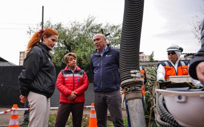 Ministra del MOP inspecciona acciones preventivas ante sistema frontal que enfrentará la Región Metropolitana.