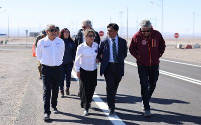 Antofagasta: Director Nacional de Planeamiento acompaña a Ministra de Obras Públicas a viaje por el norte del país