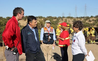 Gobierno destaca construcción de 11 mil kilómetros de cortafuegos a lo largo del país