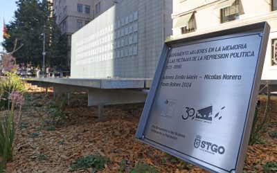 8M: Autoridades reinauguran monumento “Mujeres en la Memoria a las Víctimas de la Represión Política 1973-1990”