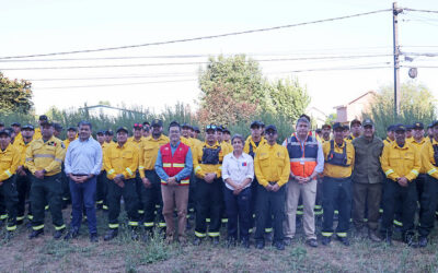 Ministra de Obras Públicas recibió a más de sesenta brigadistas mexicanos que apoyarán emergencia en La Araucanía