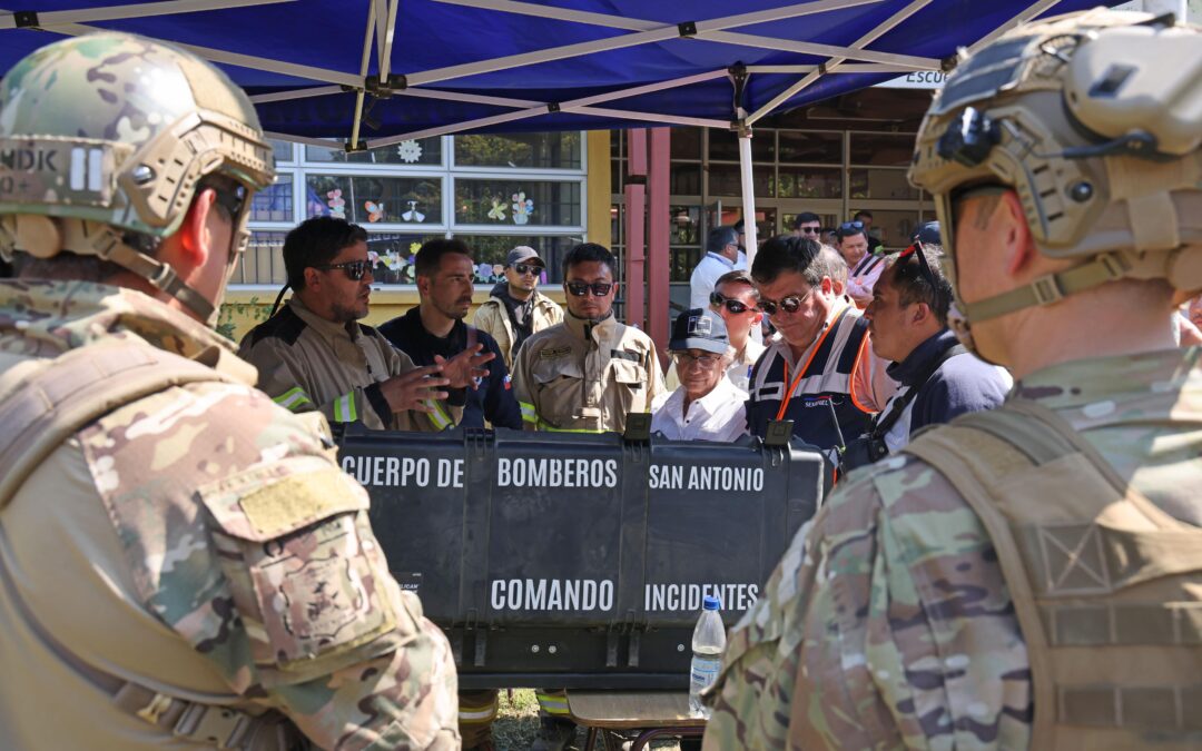 Ministra López, enlace del Gobierno en La Araucanía, anuncia alerta roja en Angol por incendios forestales