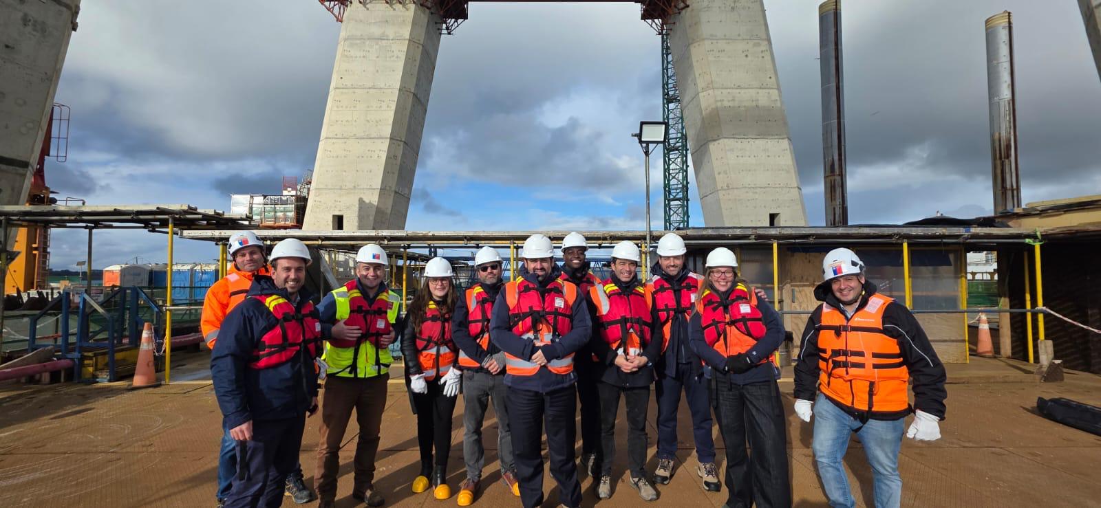 Director Nacional de Planeamiento recorrió obras estratégicas en la Región de Los Lagos